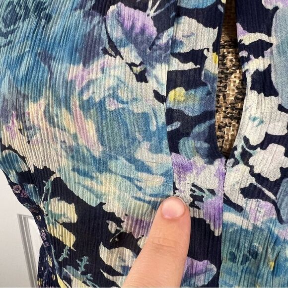 Sz 6 Joie Sleeveless Annati 100% Silk Maxi Floral Halter Dress $429 MSRP - Picture 11 of 11